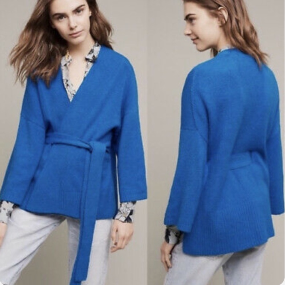 Anthro Sleeping On Snow Alcott Kimono Sweater